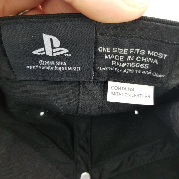 ✅Sony PlayStation 3D Embroidered Controller Button Snapback Hat Bioworld OSFA - Picture 6 of 9